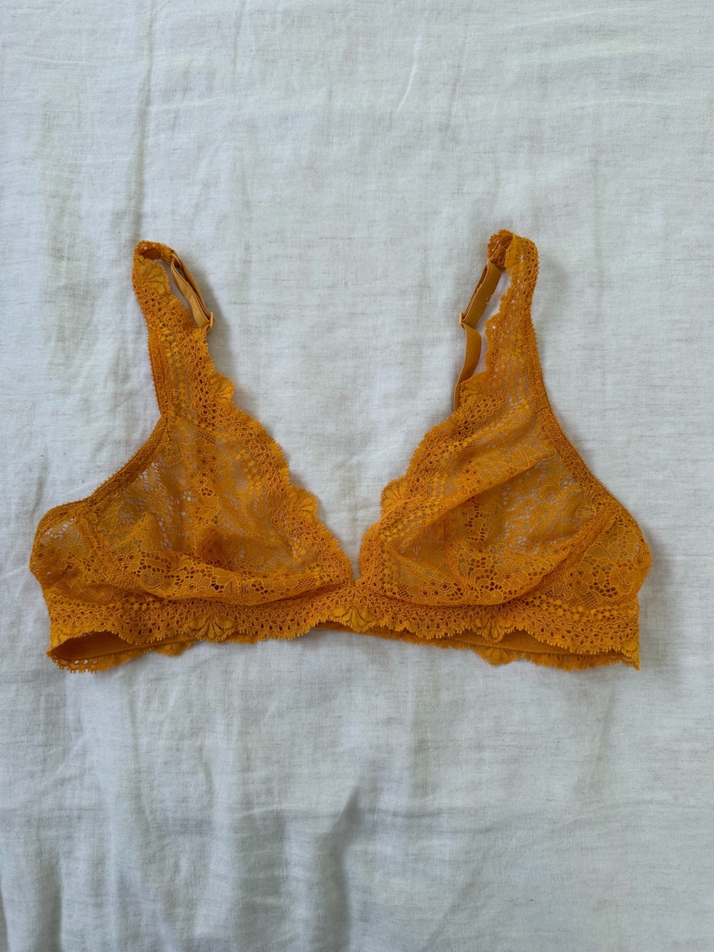 Cosabella Mustard Lace Bralette